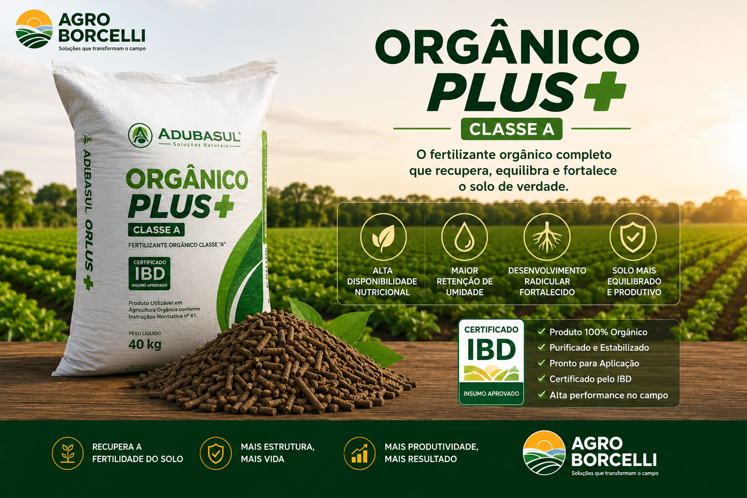 Orgânico Plus Classe A